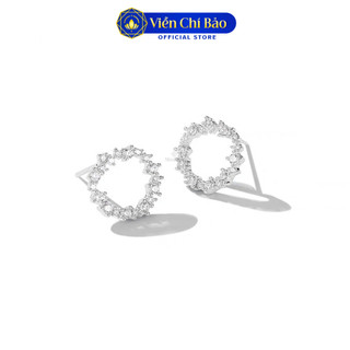 Bông tai bạc nữ Huyền thoại biển xanh chất liệu bạc 925 - Viễn Chí Bảo B400164x