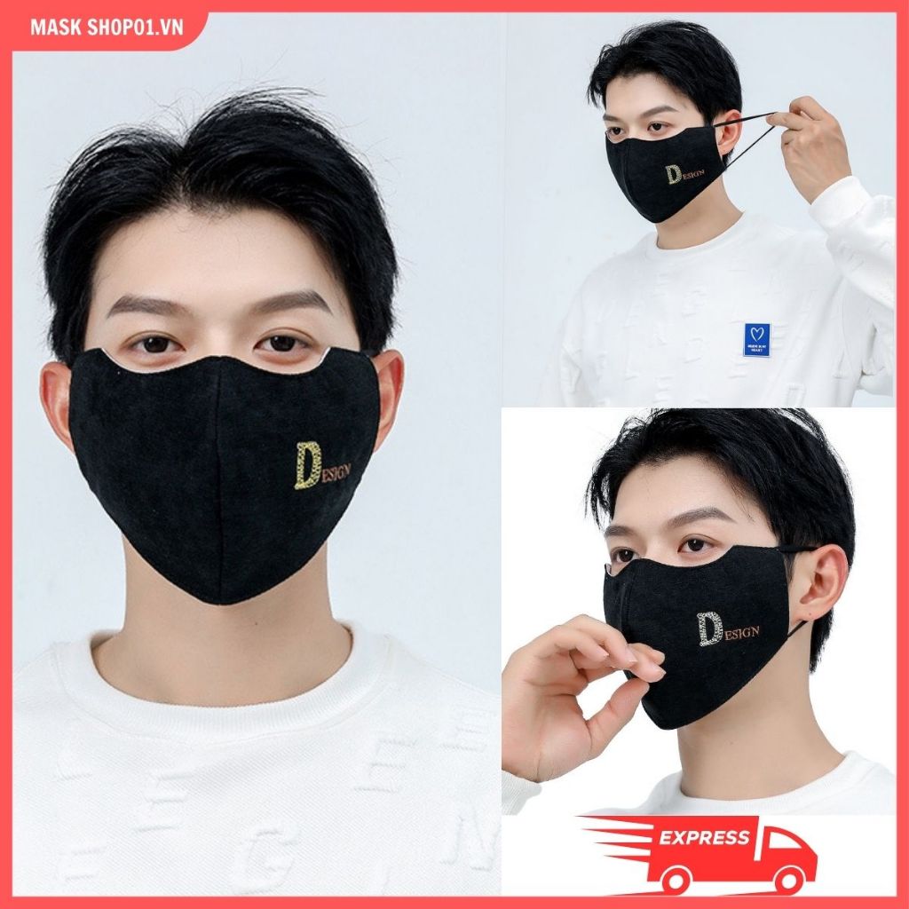 Khẩu trang vải nam chống chống lạnh, chống bụi, chống UV,thoáng khí mền mại phù hợp cho các hoạt động ngoài trời