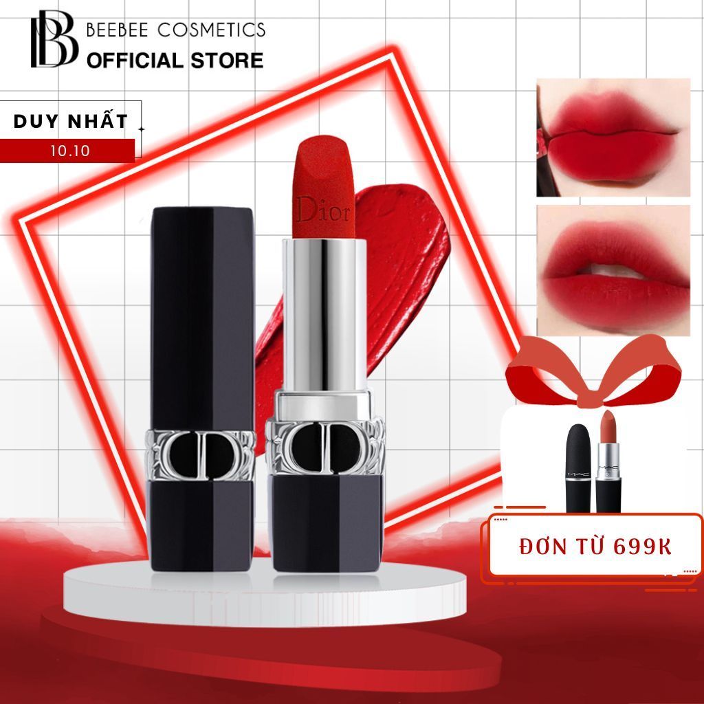 Son D.i.o.r Chính Hãng Cao Cấp, Son Nhung D.i.o.r Mẫu Mới Phong Cách Thời Thượng