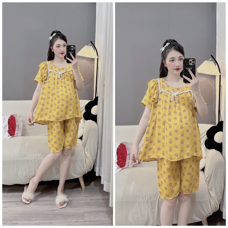 Bộ bầu-Bộ sau sinh-ĐŨI THÁI LỬNG HÌNH CỔ VUÔNG REN NƠ-7 màu
