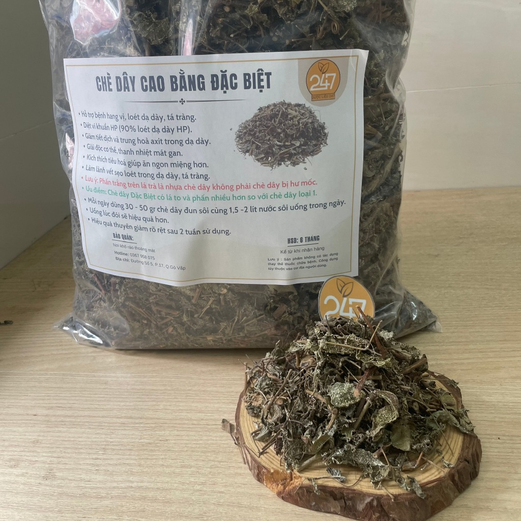 500g, 1kg Chè Dây Cao Bằng  - Hỗ Trợ Bệnh Dạ Dày, Đau Dạ Dày, Trào Ngược Dạ Dày, Khuẩn Hp