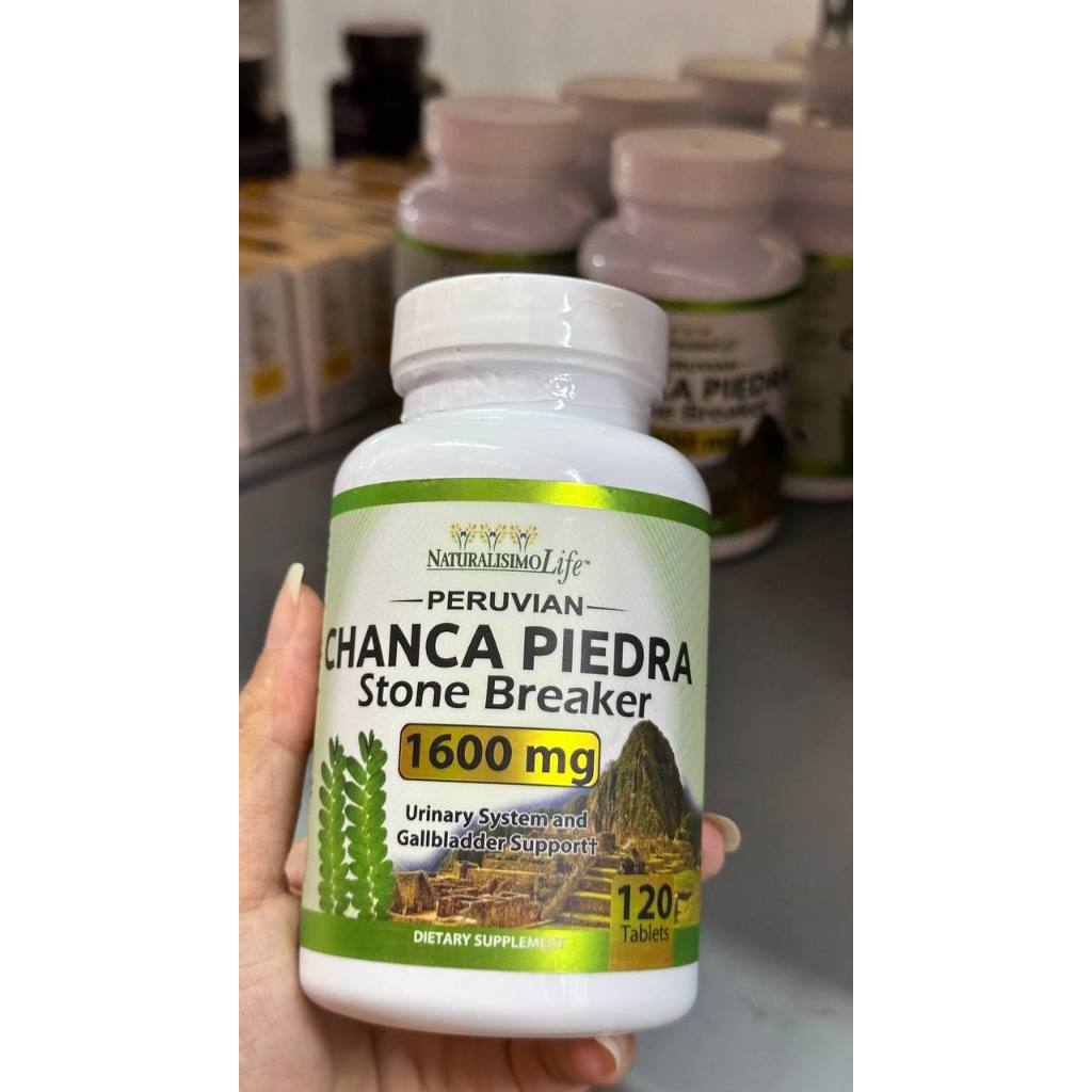 Viên Uống Hỗ Trợ Giảm Sỏi Thận Sỏi Túi Mật Chanca Piedra Stone Breaker 1600mg 120 Viên