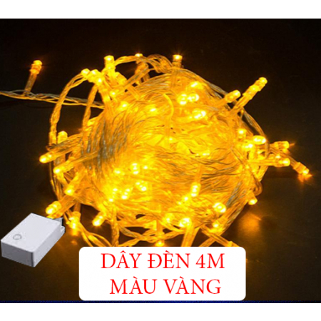 Dây đèn led trang trí noel dài 4M nhiều màu sắc