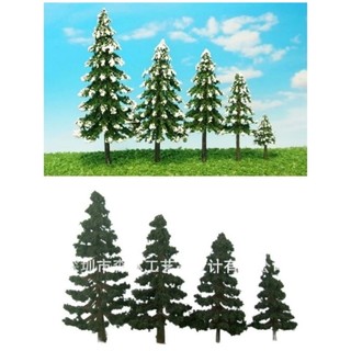 Mô hình cây thông noel phủ tuyết trang trí noel giáng sinh, tiểu cảnh