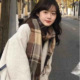 Khăn quàng cổ len nữ cashmere mùa đông đỏ xanh tết noel giáng sinh Dày Mịn Hàng Quảng Châu Siêu Đẹp K2