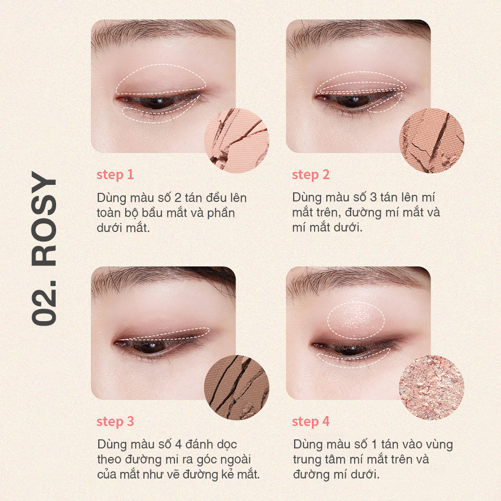 Bảng Phấn Mắt 4 Ô Nature Republic Daily Basic Palette 2.6g