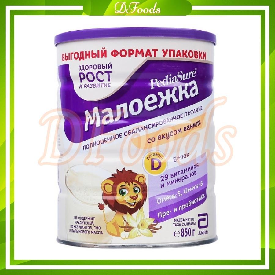 Sữa Pediasure Nga Vị Vani, Dâu, Socola Sữa Công Thức 850g