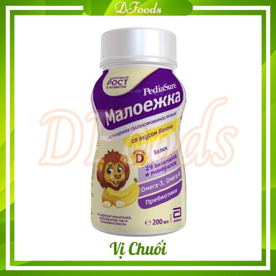 Combo sữa nước Pediasure Nga 200ml cho bé tăng cân. Date 05.2024
