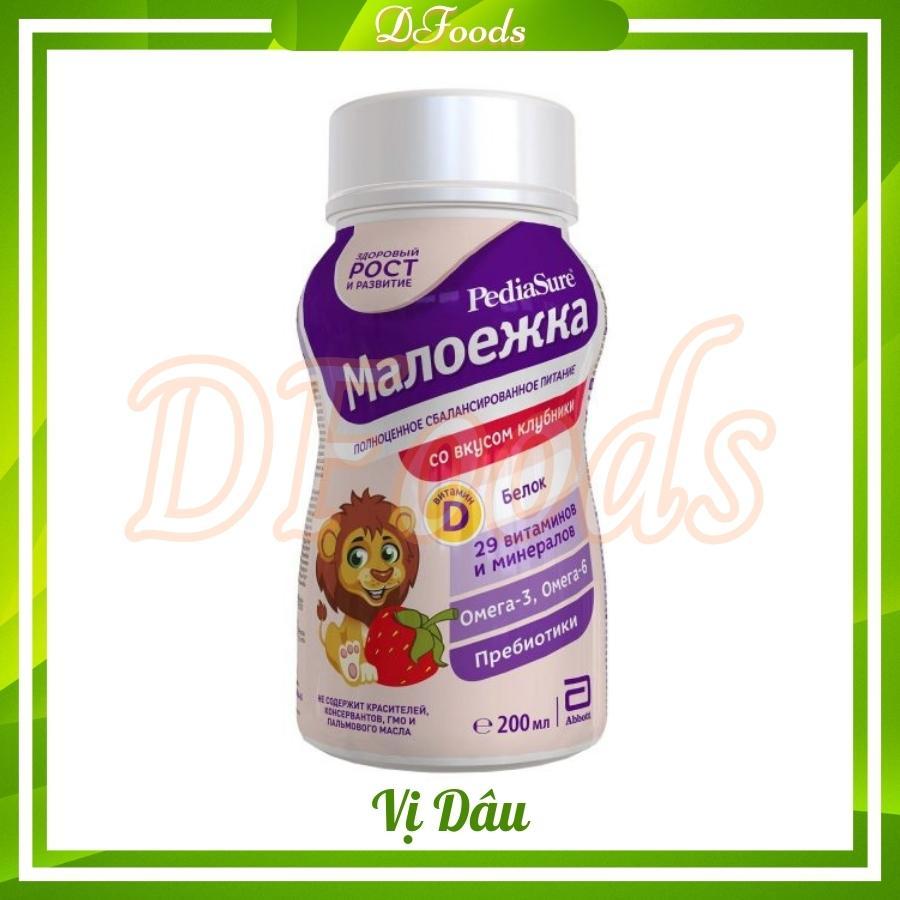 Combo sữa nước Pediasure Nga 200ml cho bé tăng cân. Date 05.2024