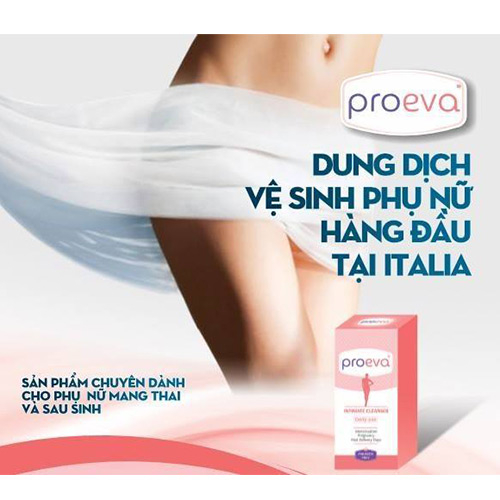 Dung dịch vệ sinh phụ nữ Proeva nhập khẩu Italia - PRO EVA INTIMATE CLEANSER dùng được cho phụ nữ mang thai và sau sinh