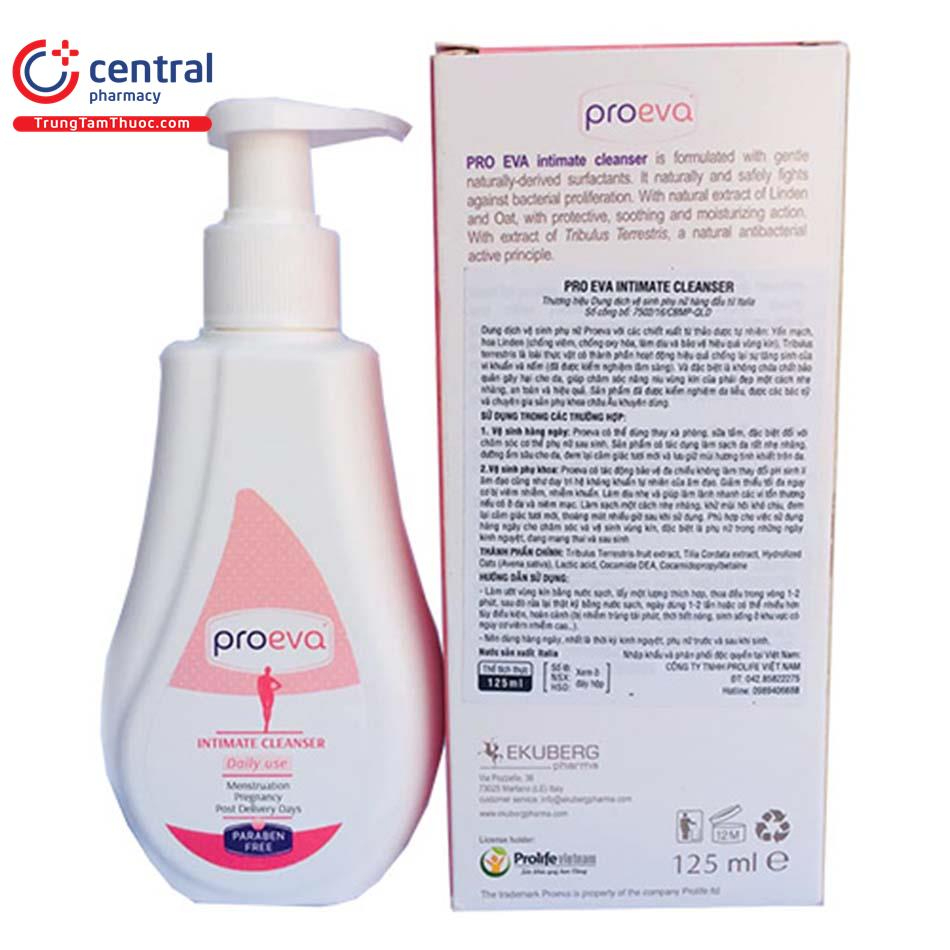 Dung dịch vệ sinh phụ nữ Proeva nhập khẩu Italia - PRO EVA INTIMATE CLEANSER dùng được cho phụ nữ mang thai và sau sinh
