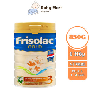 Sữa bột frisolac gold 3 lon thiếc 850g-cho trẻ từ 12-24 tháng tuổi