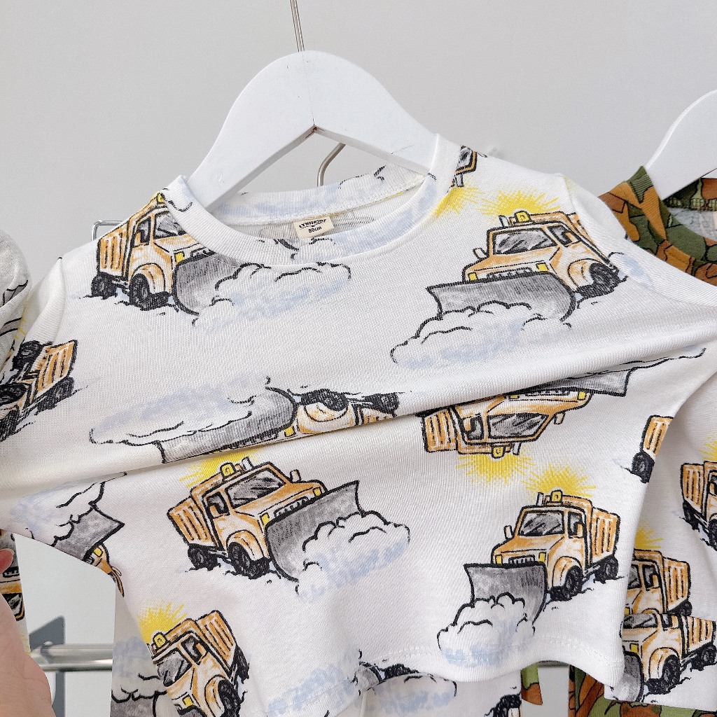 BỘ DÀI TAY XUẤT DƯ NGẪU NHIÊN CHO BÉ