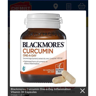 Viên uống tinh chất nghệ Blackmores Curcumin vitamin 30 viên Úc