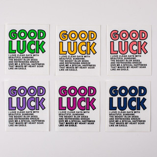 Tag Mác vải Goodluck đủ màu trang trí phụ kiện handmade