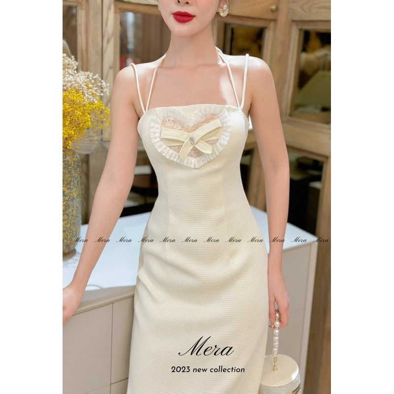 Đầm thiết kế hai dây cúp ngực , tinh tế, điệu đà Helia Dress