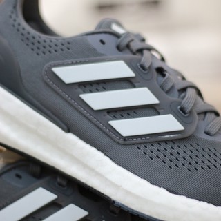 [Chính Hãng] Adidas Pureboost 23 - Xám Sọc Trắng - Code: IF2372