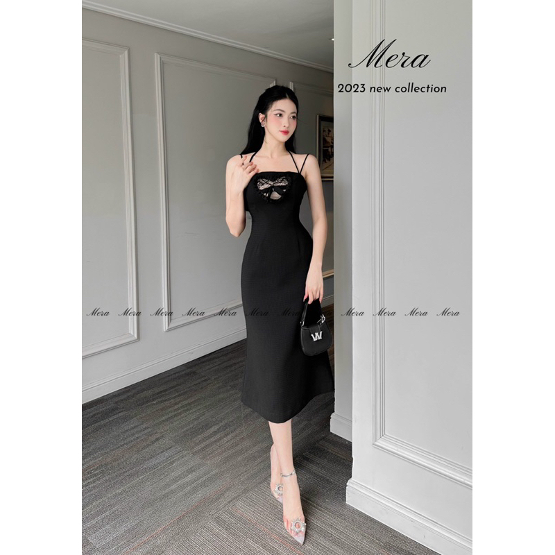 Đầm thiết kế hai dây cúp ngực , tinh tế, điệu đà Helia Dress