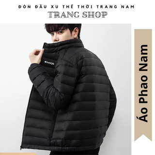 Áo phao nam lông vũ siêu nhẹ, giữ nhiệt tốt - áo khoác phao lông vũ lớp gió chống nước cực tốt