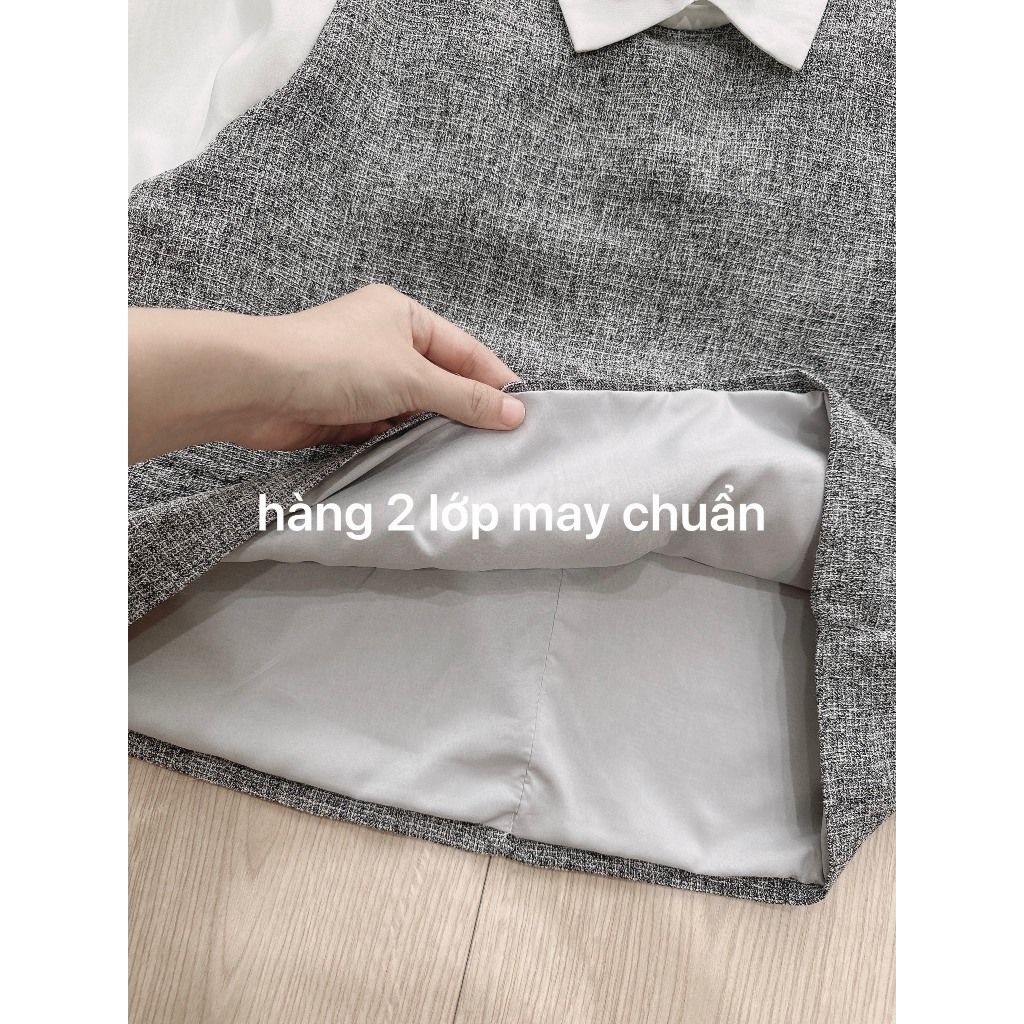 ÁO SƠ MI DẠ PHỐI 2 LỚP