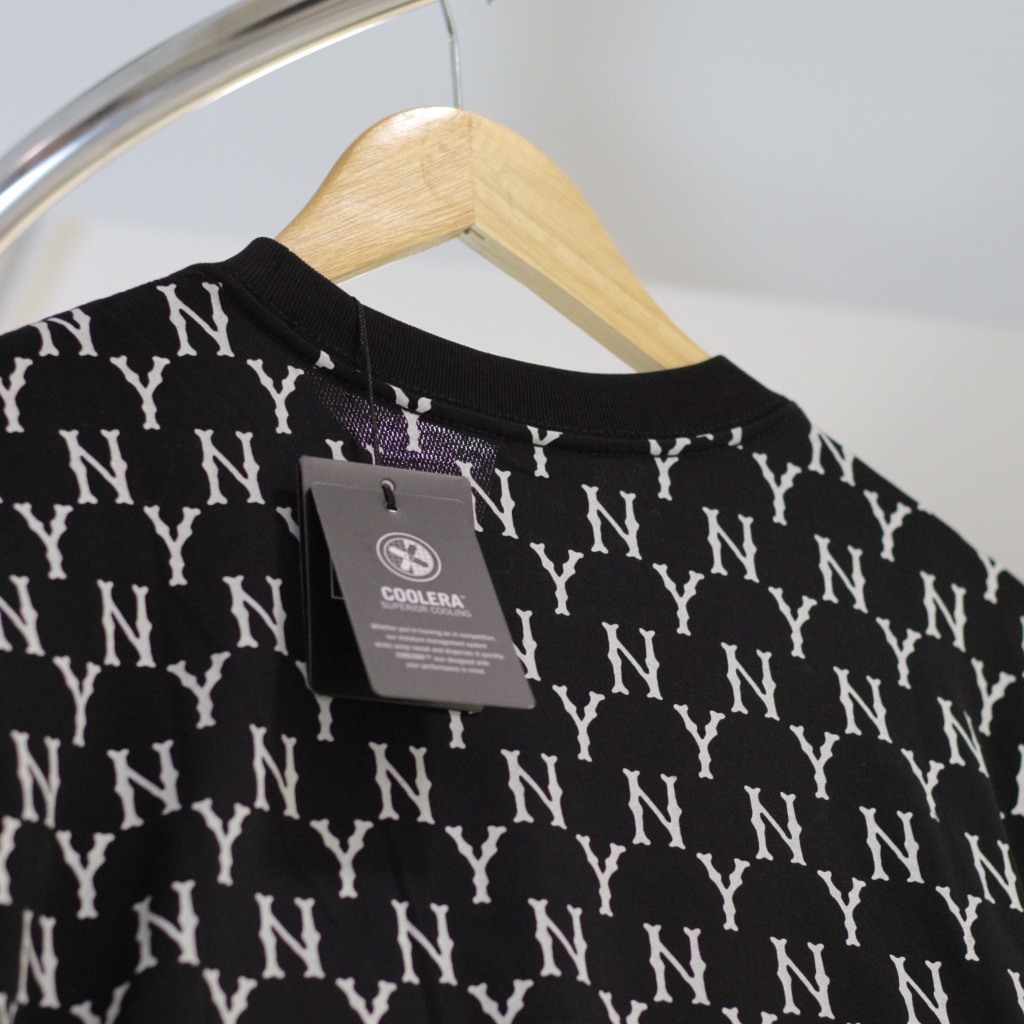 Áo Thun New Era - Ny Mono Bông Trắng - Đen - Code: 13535168