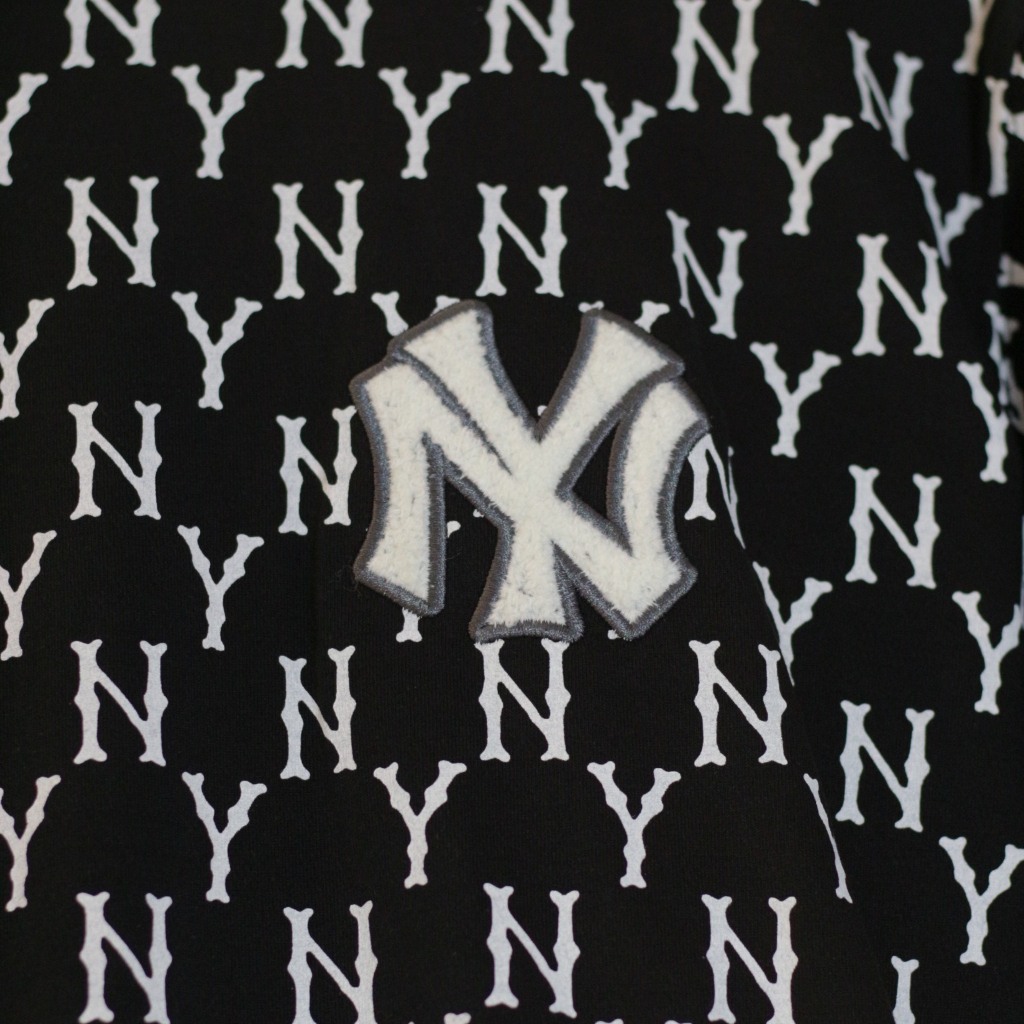 Áo Thun New Era - Ny Mono Bông Trắng - Đen - Code: 13535168