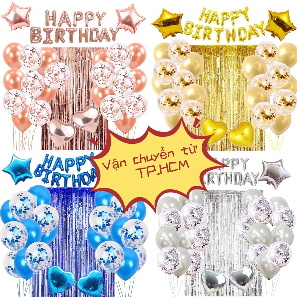 Trang Trí Sinh Nhật - Bộ bong bóng trang trí tiệc sinh nhật độc đáo và phong cách