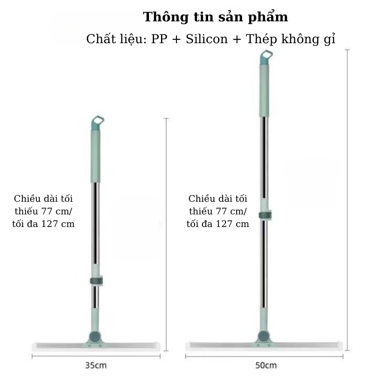 Chổi gạt nước sillicon sàn nhà tắm quét nhà thông minh gạt sạch nhà tắm chống trượt đa năng Jono