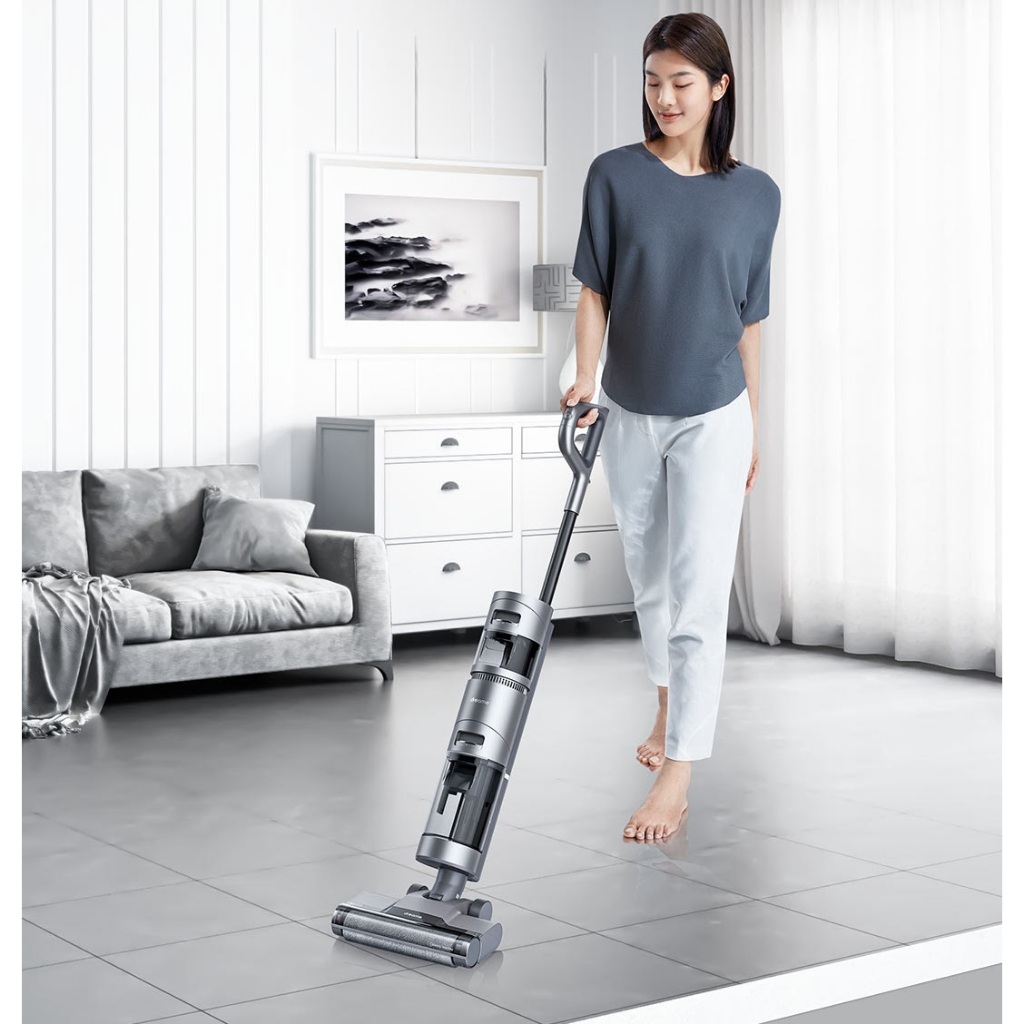 Máy hút bụi lau nhà tự giặt khăn không dây Dreame H11 Max