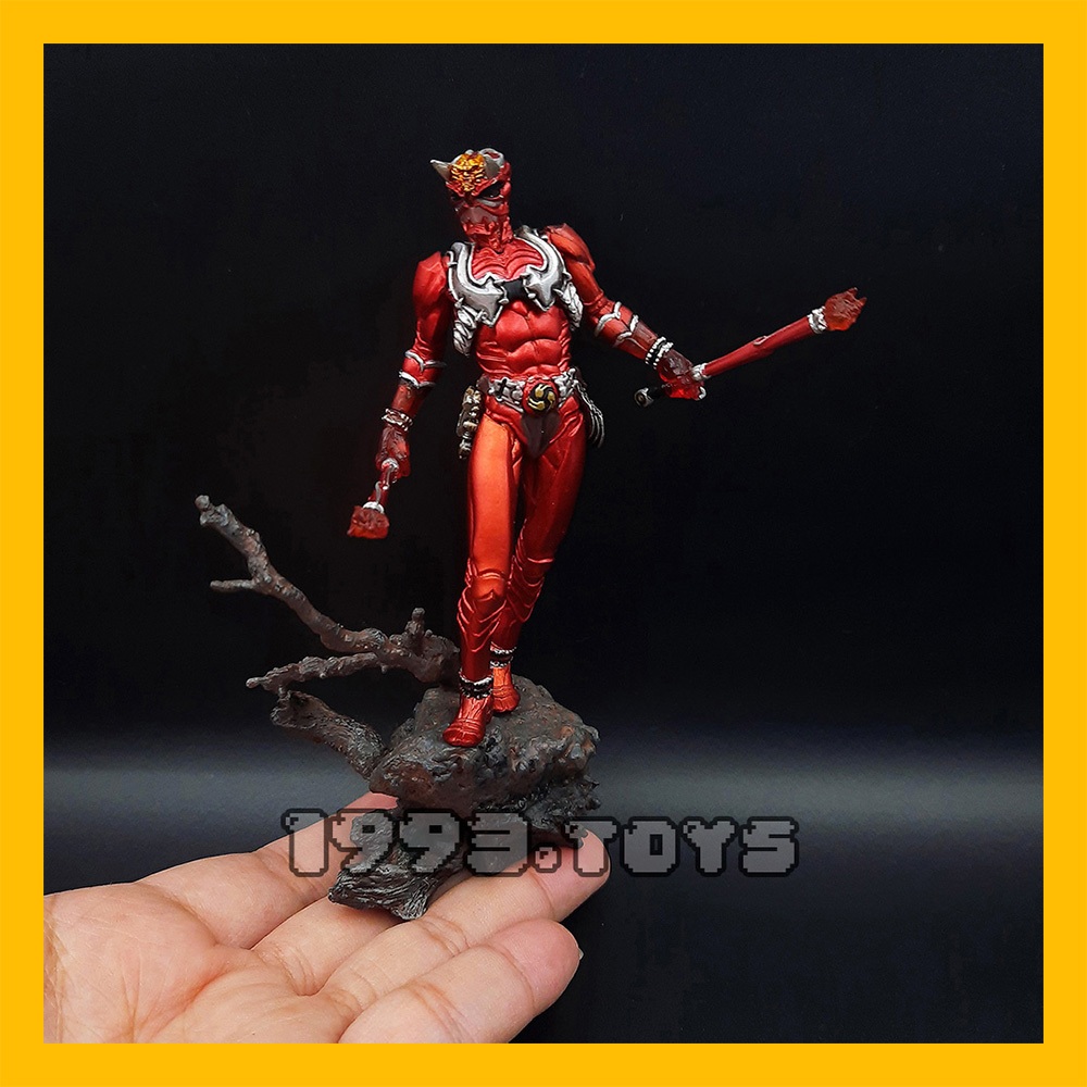 Mô hình nhân vật figure Kamen Rider Bandai S.I.C. Takumi Damashii Special 2nd - Kamen Rider Hibiki-red Kurenai