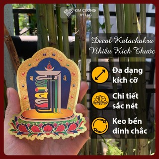 Decal Kim Cang Thời Luân Kalachakra Cát Tường Và Thịnh Vượng