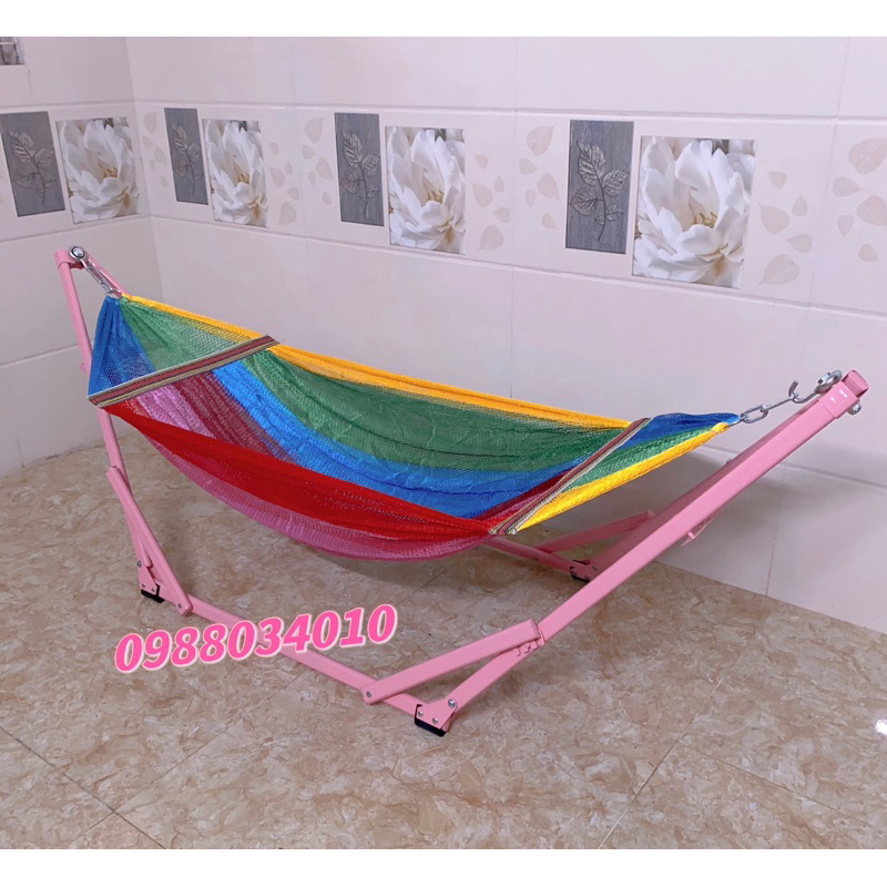 Võng xếp trẻ em siêu bền, tùng võng to rộng - hàng cao cấp
