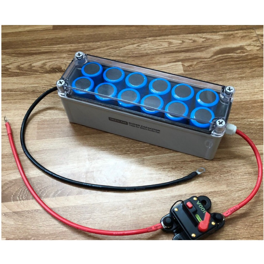 Siêu tụ điện Kích đề xe hơi không cần Acquy