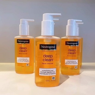 Sữa Rửa Mặt Neutrogena Deep Clean Facial Cleanser Làm Sạch Sâu Dạng Gel 150ml