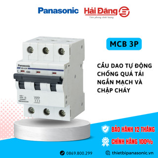 Aptomat Panasonic MCB 3 Pha - Cầu dao tự động bảo vệ quá tải và ngắn mạch