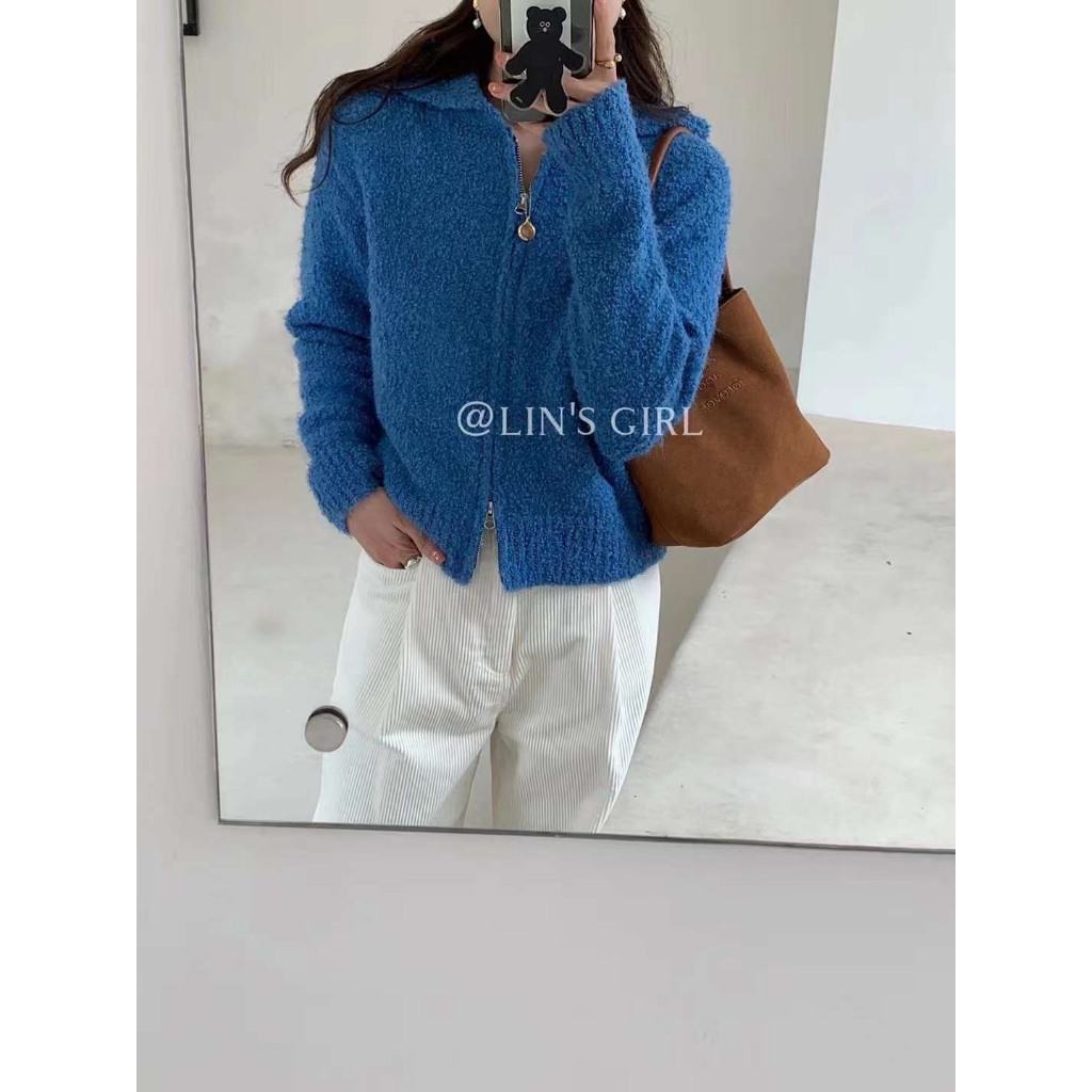 Áo len lông cừu khoá 1993s boutique