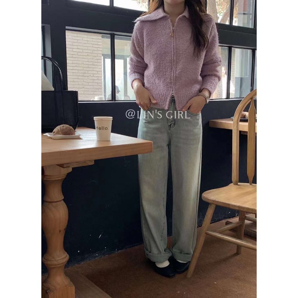 Áo len lông cừu khoá 1993s boutique