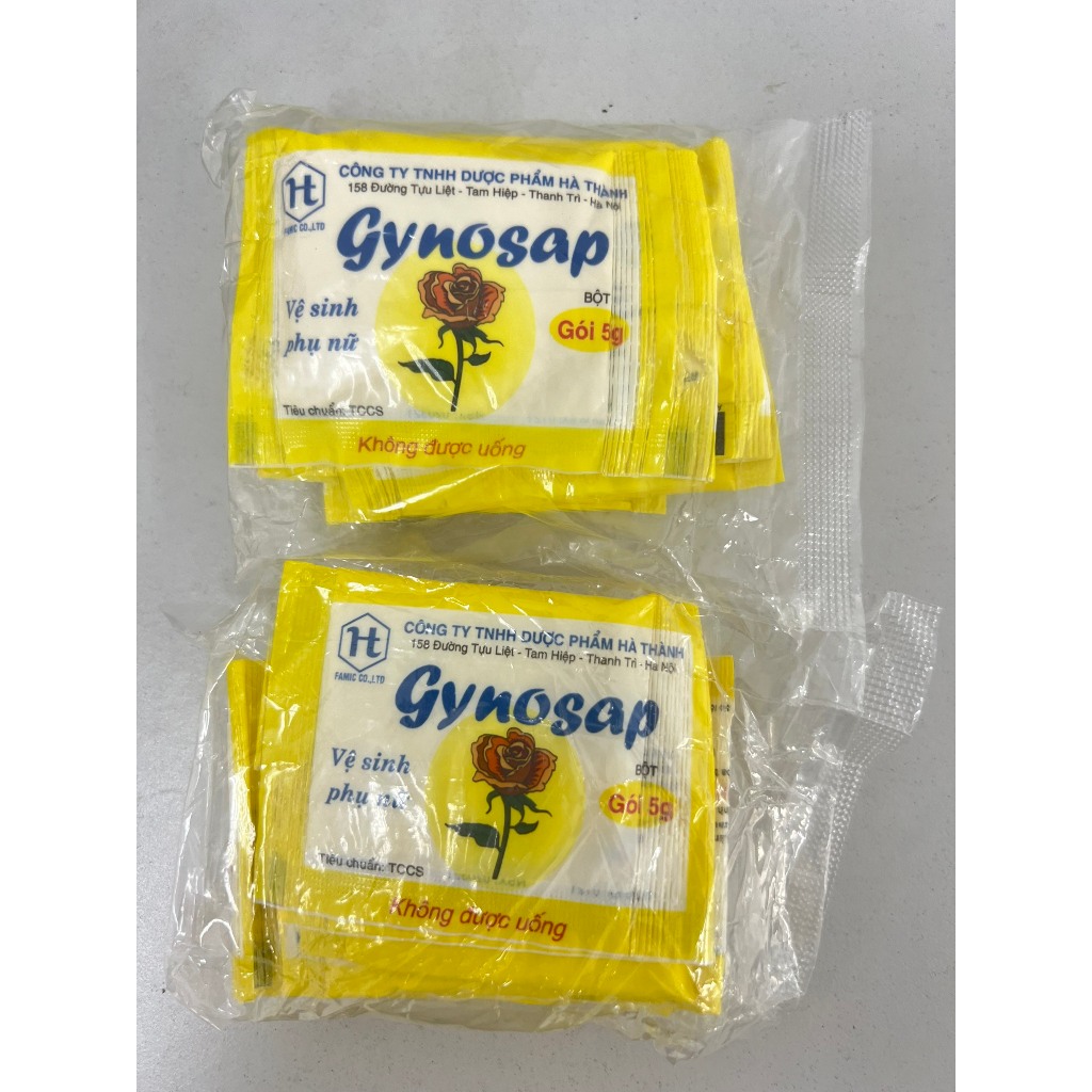Gói vệ sinh phụ nữ hoa hồng Gynosap
