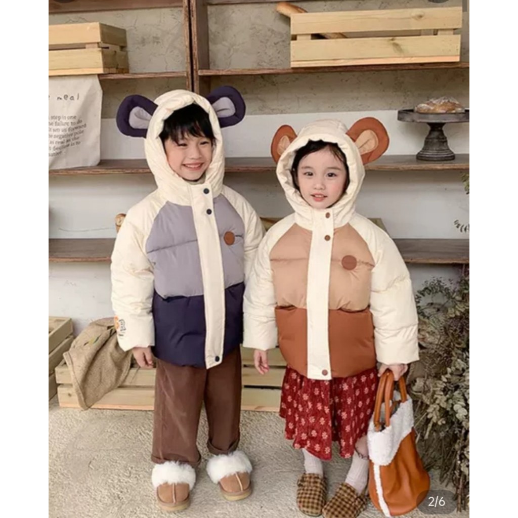 ÁO PHAO TRÂN BÔNG SIÊU NHẸ KOREA CHO BÉ