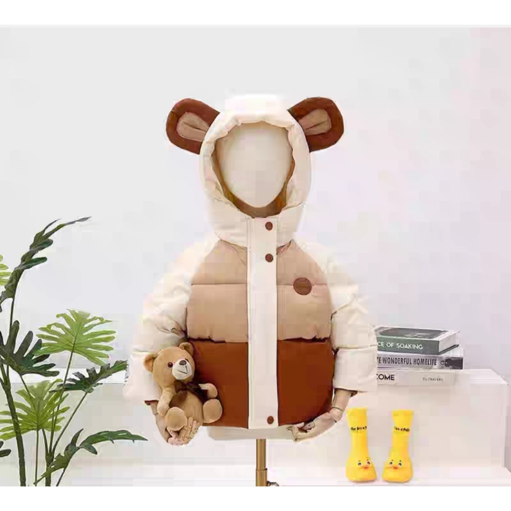 ÁO PHAO TRÂN BÔNG SIÊU NHẸ KOREA CHO BÉ