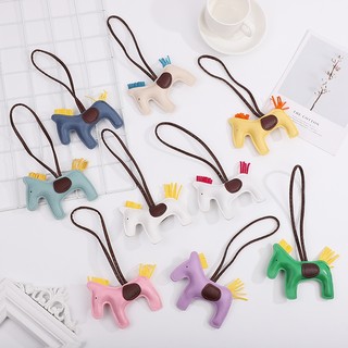 Móc khóa ngựa phụ kiện treo túi xách balo dễ thương