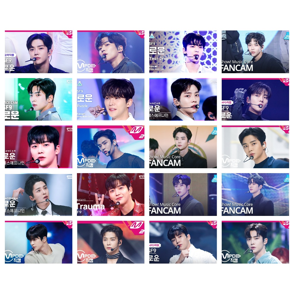 Lomo card 1 mặt 20 ảnh SF9 - Rowoon Thumbnail