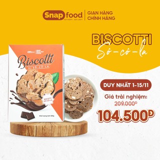 Bánh quy BISCOTTI Ăn kiêng/Giảm cân lành mạnh - vị Socola (300gram)