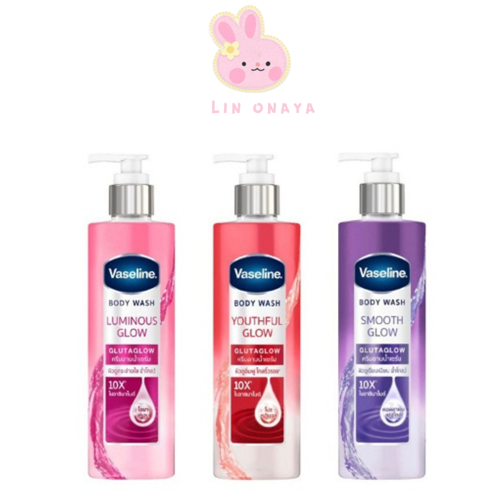 Sữa Tắm Trắng Da Vaseline Body Wash GlutaGlow 10X Cho Da Ẩm Mượt, Căng Bóng 425ml