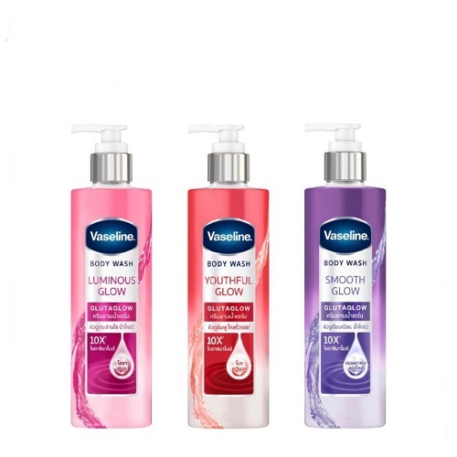Sữa Tắm Trắng Da Vaseline Body Wash GlutaGlow 10X Cho Da Ẩm Mượt, Căng Bóng 425ml