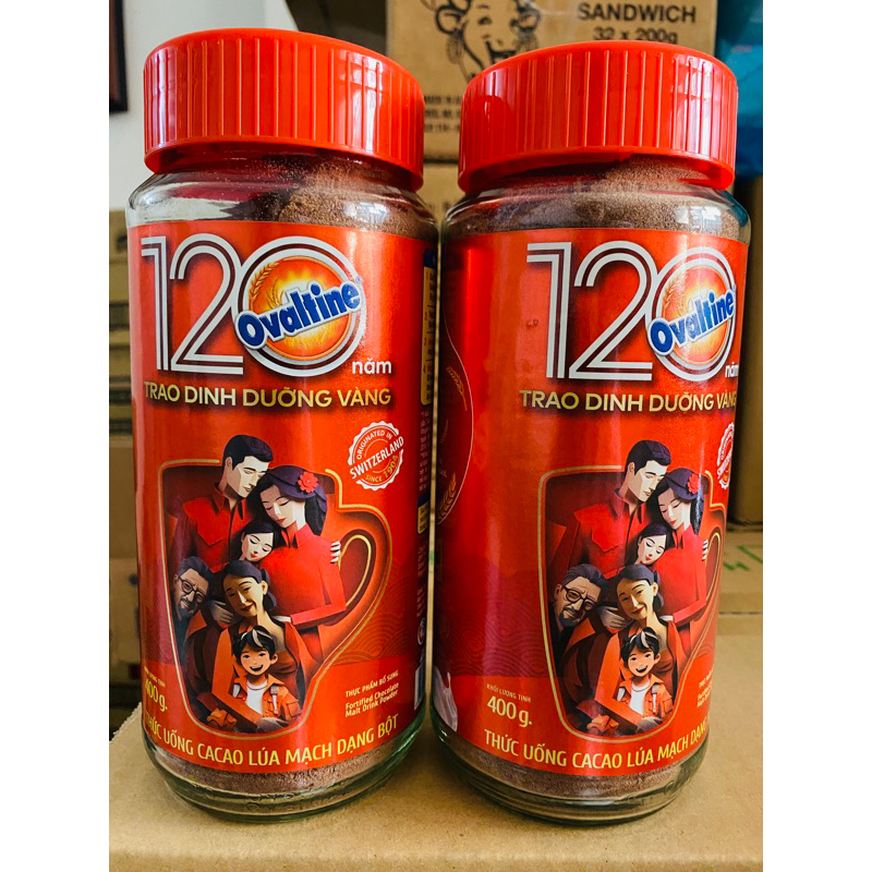 Bột Cacao Lúa Mạch Ovaltine - Hũ 400g Date 10/2025