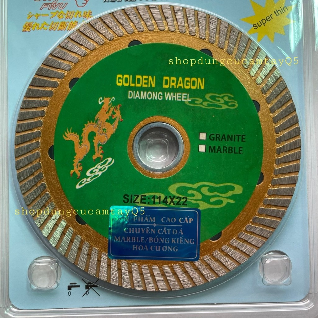 Lưỡi cắt gạch đa năng cao cấp. Lưỡi cắt gạch đa năng rồng xanh 1 tấc 105MM 110MM. Lưỡi cắt gạch đa năng rồng đỏ.
