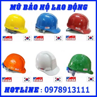 Mũ bảo hộ lao động sseda hàn quốc. nón bảo hộ sseda chính hãng hàn quốc