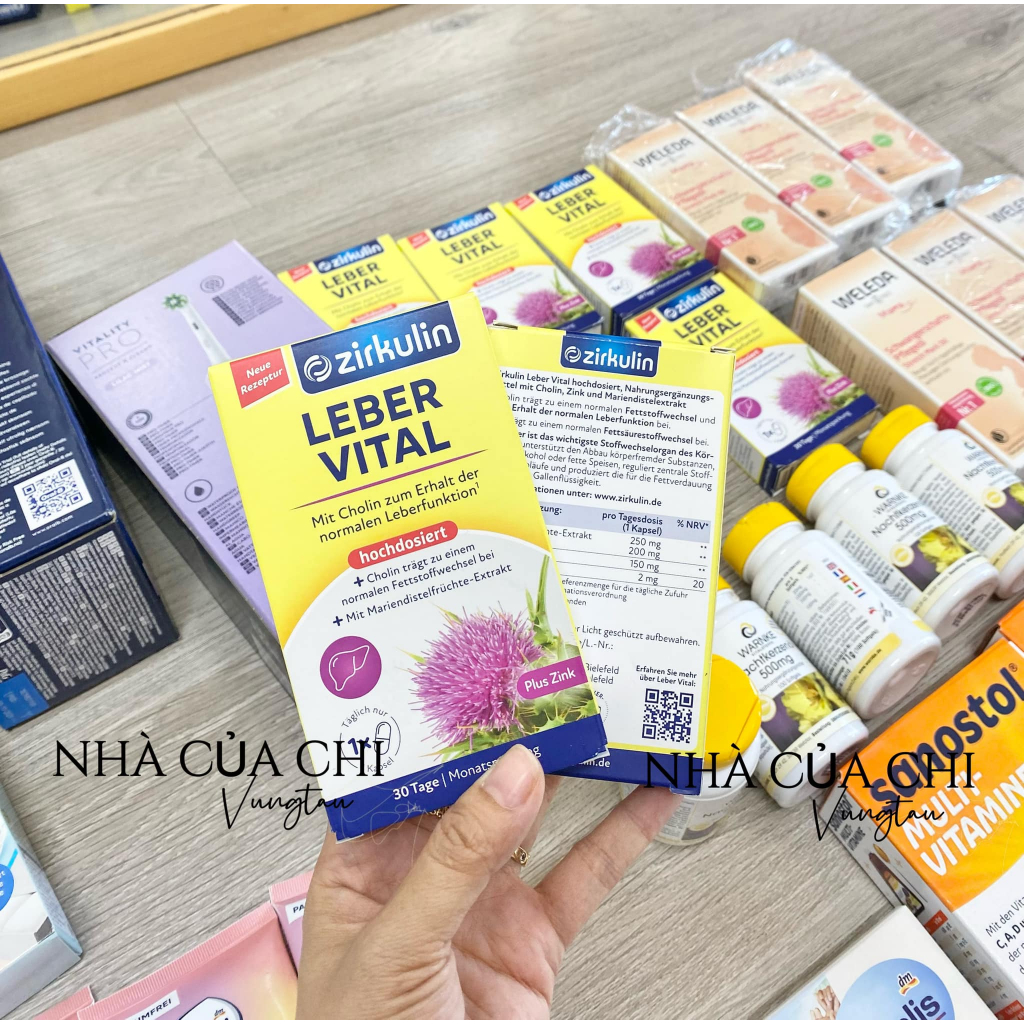 Hỗ trợgan - Zirkulin Leber Vital Mariendistel Dragees Đức