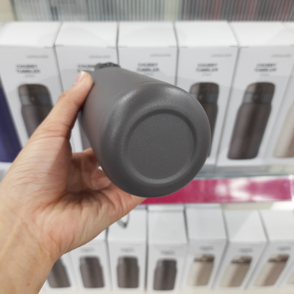 Bình giữ nhiệt Lock&Lock CHUBBY One Touch LHC3233 BRW 370ml - Nâu - Larva Store